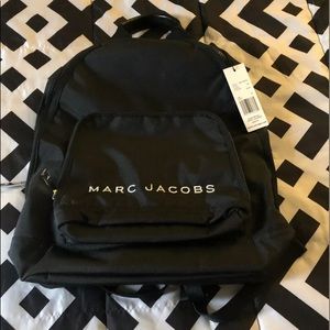 NWT MARC JACOBS Black Preppy Nylon Backpack